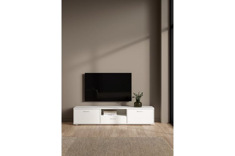 Cristian TV-stativ 38 cm - Hvit - Møbler - TV- & Mediamøbler - Mediestativ & veggfeste - TV-veggfeste