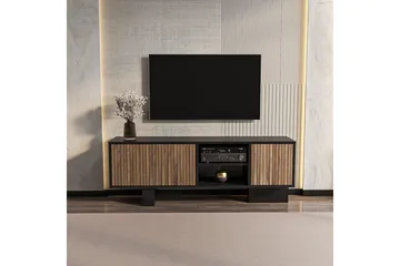 Dargaville TV-benk 150 cm - Sort/Brun - Møbler - TV- & Mediamøbler - TV benk & mediabenk