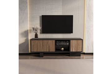 Dargaville TV-benk 150 cm - Sort/Brun - Møbler - TV- & Mediamøbler - TV benk & mediabenk