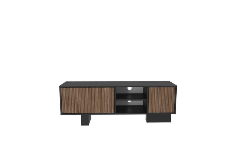 Dargaville TV-benk 150 cm - Sort/Brun - Møbler - TV- & Mediamøbler - TV benk & mediabenk