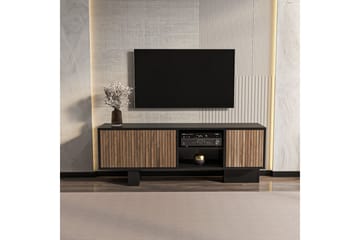 Dargaville TV-benk 150 cm - Sort/Brun - Møbler - TV- & Mediamøbler - TV benk & mediabenk