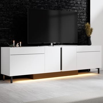 Djarhint TV-benk 180 cm - Hvit - Møbler - TV- & Mediamøbler - Mediestativ & veggfeste - TV-veggfeste