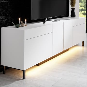 Djarhint TV-benk 180 cm - Hvit - Møbler - TV- & Mediamøbler - Mediestativ & veggfeste - TV-veggfeste