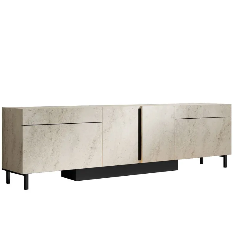 Djarhint TV-benk 180 cm, Travertin