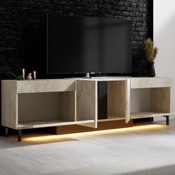 Djarhint TV-benk 180 cm - Travertin - Møbler - TV- & Mediamøbler - Mediestativ & veggfeste - TV-veggfeste