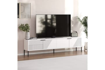 Dorellez TV-benk 180 cm - Hvit - Møbler - TV- & Mediamøbler - TV benk & mediabenk