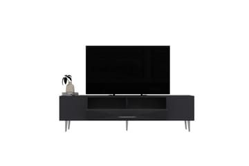Drova TV-benk 150 cm - Antrasitt/Sølv - Møbler - TV- & Mediamøbler - TV benk & mediabenk