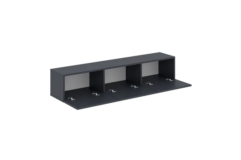 Elith TV-benk 180 cm - Antrasitt - Møbler - TV- & Mediam øbler - TV benk & mediabenk