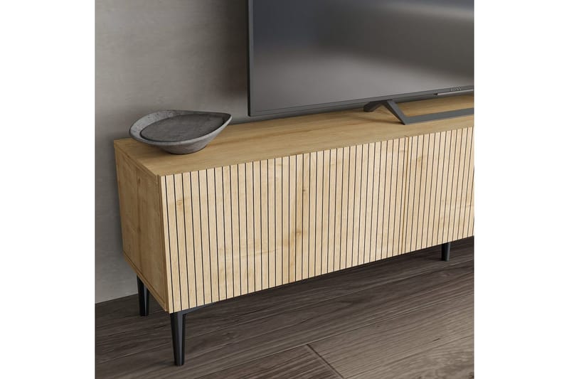 Elith TV-benk 180 cm - Eik - Møbler - TV- & Mediamøbler - TV benk & mediabenk