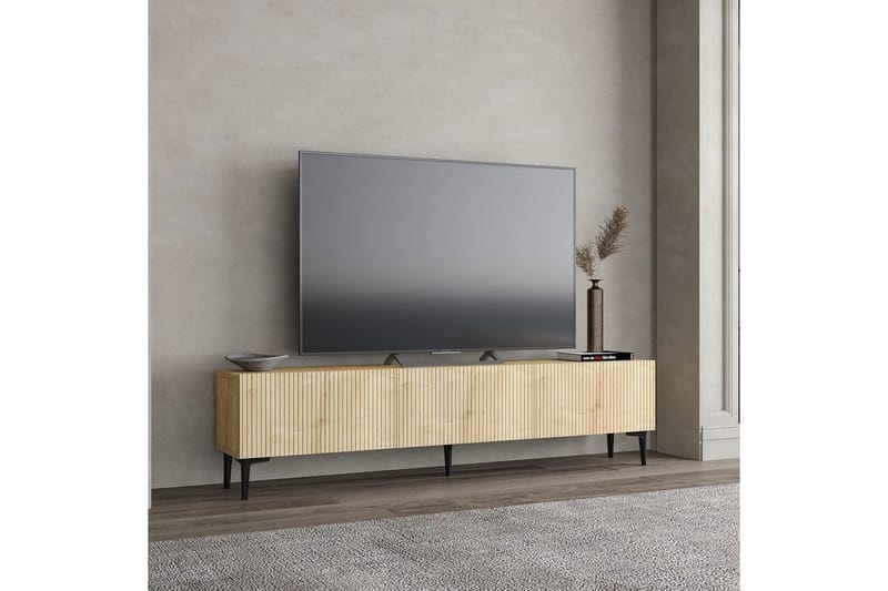 Elith TV-benk 180 cm - Eik - Møbler - TV- & Mediamøbler - TV benk & mediabenk