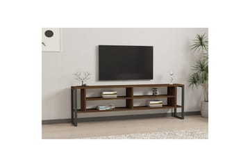 Elvorn TV-benk 160 cm - Valnøtt - Møbler - TV- & Mediamøbler - TV benk & mediabenk