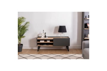 Giancarlo TV-benk 120 cm - Blå/Antrasitt - Møbler - TV- & Mediamøbler - TV benk & mediabenk