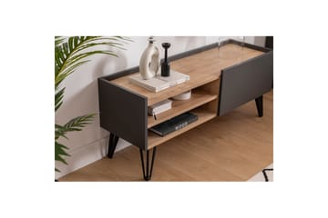 Giancarlo TV-benk 120 cm - Blå/Antrasitt - Møbler - TV- & Mediamøbler - TV benk & mediabenk