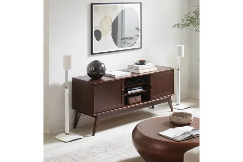 Gulvstativ Sanus for Sonos ERA 100 2 Deler - Hvit - Møbler - TV- & Mediamøbler - Mediestativ & veggfeste - Høyttalerstativ