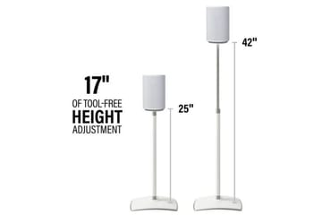 Gulvstativ Sanus for Sonos ERA 100 2 Deler - Hvit - Møbler - TV- & Mediamøbler - Mediestativ & veggfeste - Høyttalerstativ