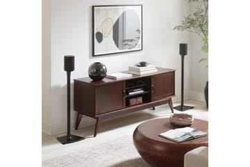 Gulvstativ Sanus for Sonos ERA 100 2 Deler Svart, Fast stativ - Svart, Fast stativ - Møbler - TV- & Mediamøbler - Mediestativ & veggfeste - Høyttalerstativ