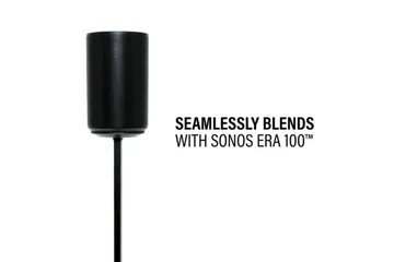Gulvstativ Sanus for Sonos ERA 100 2 Deler - Svart - Møbler - TV- & Mediamøbler - Mediestativ & veggfeste - Høyttalerstativ
