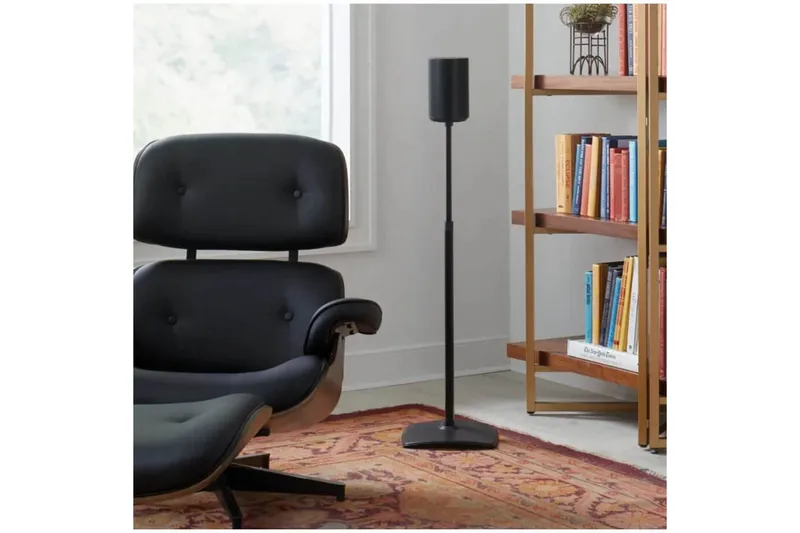 Gulvstativ Sanus for Sonos ERA 100 2 Deler - Svart - Møbler - TV- & Mediamøbler - Mediestativ & veggfeste - Høyttalerstativ