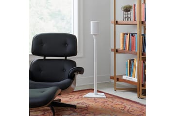 Gulvstativ Sanus for Sonos Era 100 Hvit, Fast stativ - Hvit, Fast stativ - Møbler - TV- & Mediamøbler - Mediestativ & veggfeste - Høyttalerstativ
