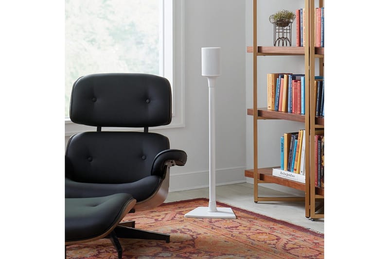 Gulvstativ Sanus for Sonos Era 100 Hvit, Fast stativ - Hvit, Fast stativ - Møbler - TV- & Mediamøbler - Mediestativ & veggfeste - Høyttalerstativ