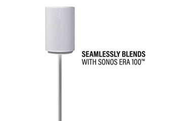 Gulvstativ Sanus for Sonos ERA 100 - Hvit - Møbler - TV- & Mediamøbler - Mediestativ & veggfeste - Høyttalerstativ