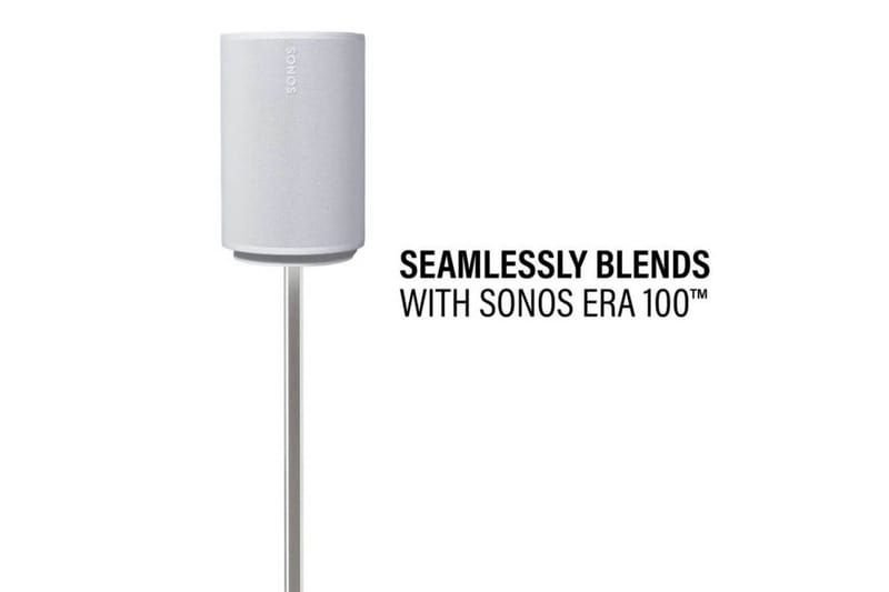 Gulvstativ Sanus for Sonos ERA 100 - Hvit - Møbler - TV- & Mediamøbler - Mediestativ & veggfeste - Høyttalerstativ