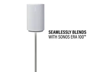 Gulvstativ Sanus for Sonos ERA 100 - Hvit - Møbler - TV- & Mediamøbler - Mediestativ & veggfeste - Høyttalerstativ
