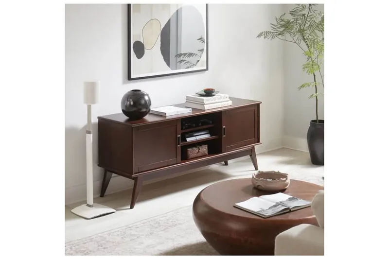 Gulvstativ Sanus for Sonos ERA 100 - Hvit - Møbler - TV- & Mediamøbler - Mediestativ & veggfeste - Høyttalerstativ