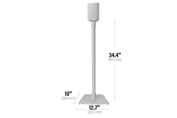 Gulvstativ Sanus for Sonos ERA 100 - Hvit - Møbler - TV- & Mediamøbler - Mediestativ & veggfeste - Høyttalerstativ