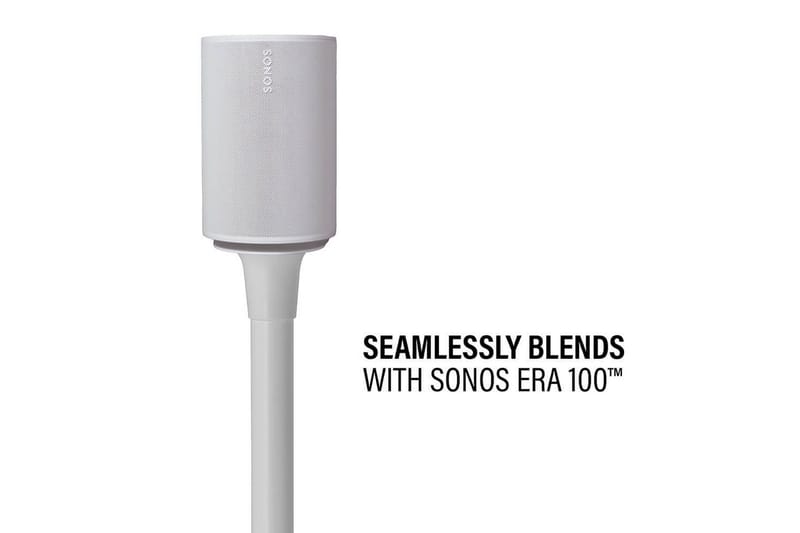 Gulvstativ Sanus for Sonos ERA 100 - Hvit - Møbler - TV- & Mediamøbler - Mediestativ & veggfeste - Høyttalerstativ