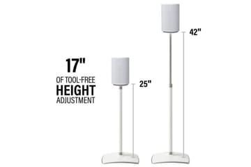 Gulvstativ Sanus for Sonos ERA 100 - Hvit - Møbler - TV- & Mediamøbler - Mediestativ & veggfeste - Høyttalerstativ