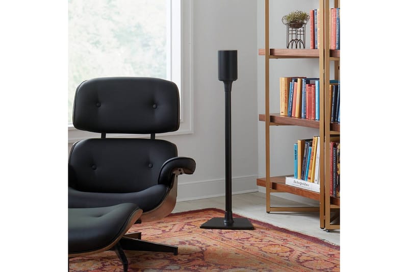 Gulvstativ Sanus for Sonos Era 100 Svart, Fast stativ - Svart, Fast stativ - Møbler - TV- & Mediamøbler - Mediestativ & veggfeste - Høyttalerstativ