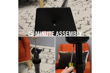 Gulvstativ Sanus for Sonos Era 100 Svart, Fast stativ - Svart, Fast stativ - Møbler - TV- & Mediamøbler - Mediestativ & veggfeste - Høyttalerstativ