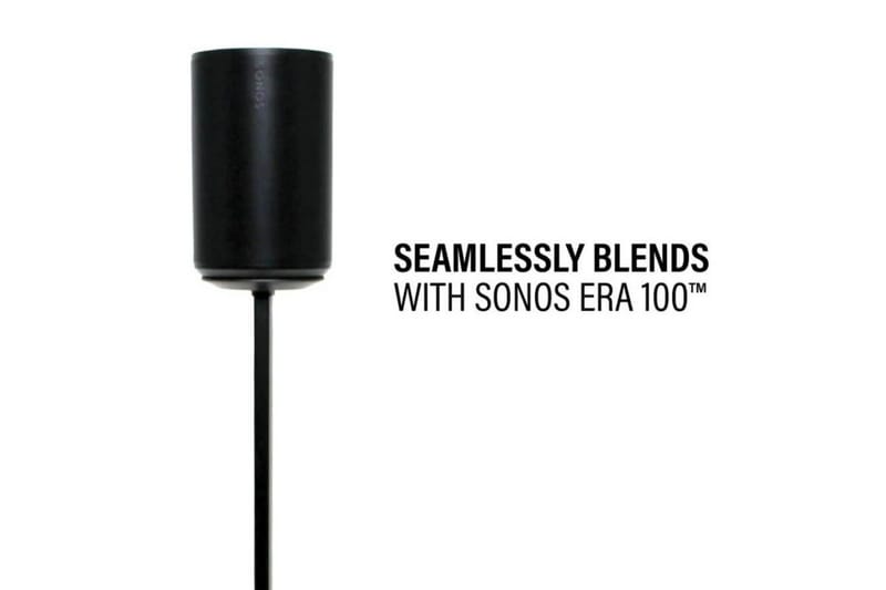 Gulvstativ Sanus for Sonos ERA 100 - Svart - Møbler - TV- & Mediamøbler - Mediestativ & veggfeste - Høyttalerstativ