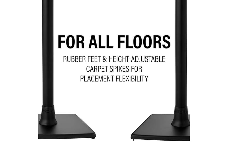 Gulvstativ Sanus for Sonos ERA 100 - Svart - Møbler - TV- & Mediamøbler - Mediestativ & veggfeste - Høyttalerstativ