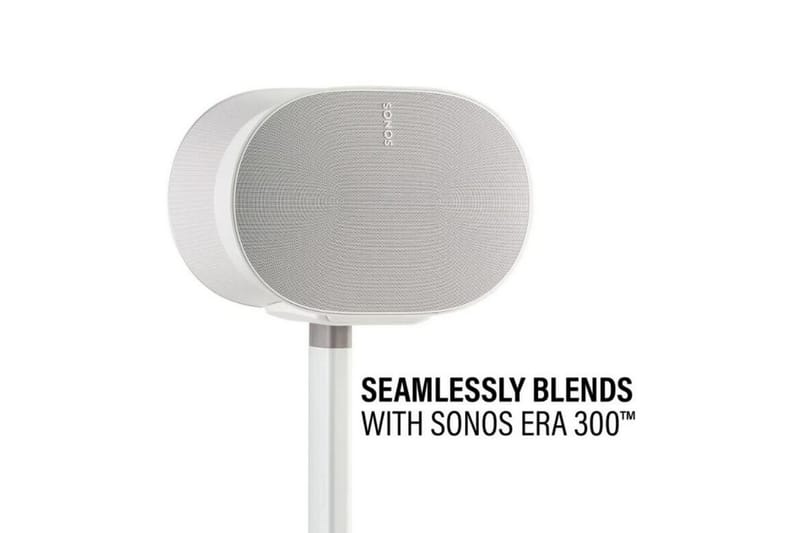 Gulvstativ Sanus for Sonos ERA 300 2 deler Hvit, Fast stativ - Hvit, Fast stativ - Møbler - TV- & Mediamøbler - Mediestativ & veggfeste - Høyttalerstativ