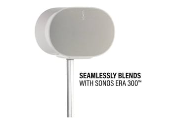 Gulvstativ Sanus for Sonos ERA 300 2 deler Hvit, Justerbart stativ - Hvit, Justerbart stativ - Møbler - TV- & Mediamøbler - Mediestativ & veggfeste - Høyttalerstativ