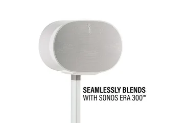 Gulvstativ Sanus for Sonos ERA 300 2 Deler - Hvit - Møbler - TV- & Mediamøbler - Mediestativ & veggfeste - Høyttalerstativ