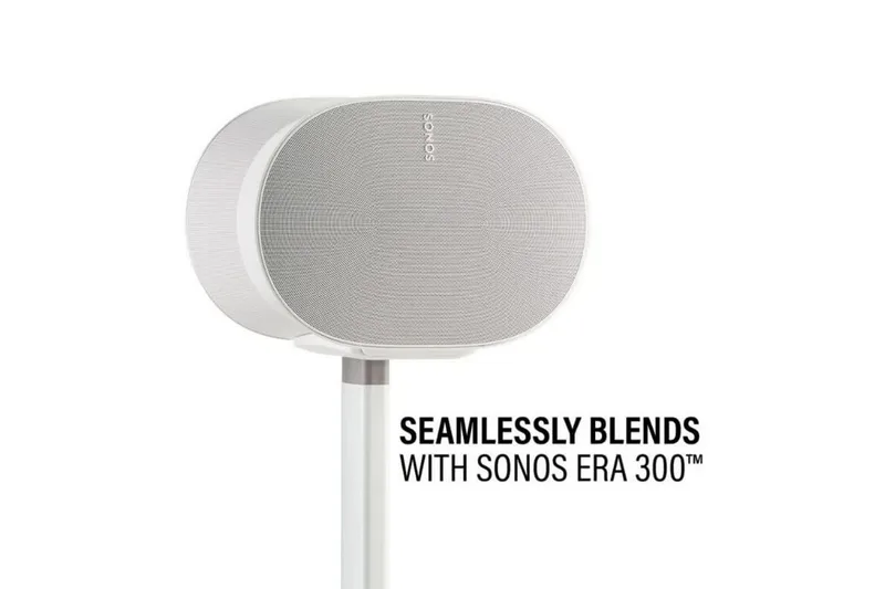Gulvstativ Sanus for Sonos ERA 300 2 Deler - Hvit - Møbler - TV- & Mediamøbler - Mediestativ & veggfeste - Høyttalerstativ