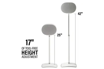 Gulvstativ Sanus for Sonos ERA 300 2 Deler - Hvit - Møbler - TV- & Mediamøbler - Mediestativ & veggfeste - Høyttalerstativ