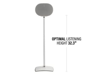 Gulvstativ Sanus for Sonos ERA 300 2 Deler - Hvit - Møbler - TV- & Mediamøbler - Mediestativ & veggfeste - H øyttalerstativ