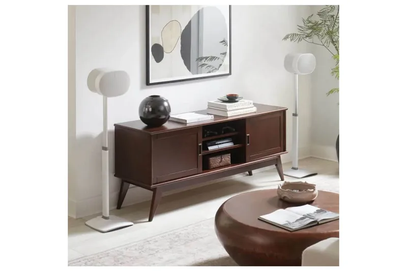Gulvstativ Sanus for Sonos ERA 300 2 Deler - Hvit - Møbler - TV- & Mediamøbler - Mediestativ & veggfeste - Høyttalerstativ