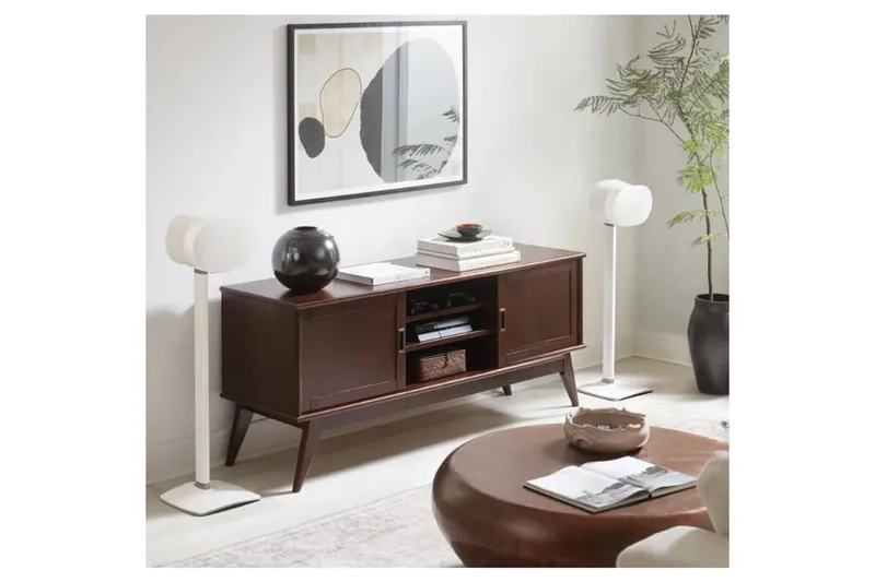 Gulvstativ Sanus for Sonos ERA 300 2 Deler - Hvit - Møbler - TV- & Mediamøbler - Mediestativ & veggfeste - Høyttalerstativ