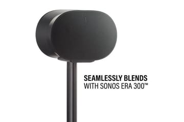 Gulvstativ Sanus for Sonos ERA 300 2 deler Svart, Fast stativ - Svart, Fast stativ - Møbler - TV- & Mediamøbler - Mediestativ & veggfeste - Høyttalerstativ