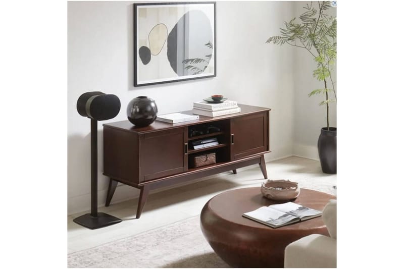 Gulvstativ Sanus for Sonos ERA 300 2 Deler - Svart - Møbler - TV- & Mediamøbler - Mediestativ & veggfeste - Høyttalerstativ