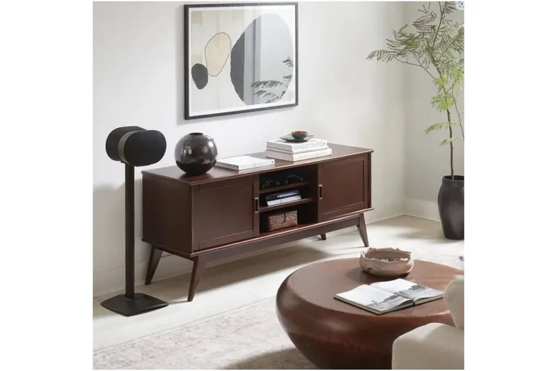 Gulvstativ Sanus for Sonos ERA 300 2 Deler - Svart - Møbler - TV- & Mediamøbler - Mediestativ & veggfeste - Høyttalerstativ