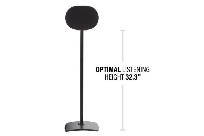 Gulvstativ Sanus for Sonos ERA 300 2 Deler - Svart - Møbler - TV- & Mediamøbler - Mediestativ & veggfeste - Høyttalerstativ