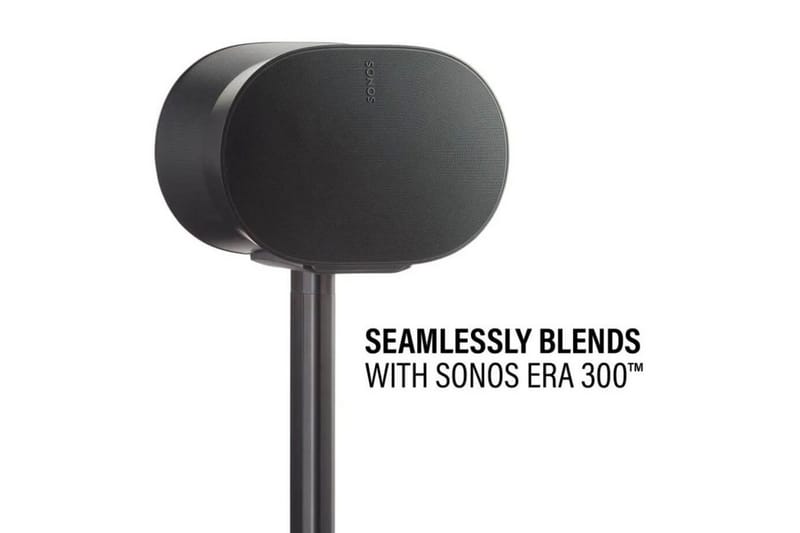 Gulvstativ Sanus for Sonos ERA 300 2 Deler - Svart - Møbler - TV- & Mediamøbler - Mediestativ & veggfeste - Høyttalerstativ