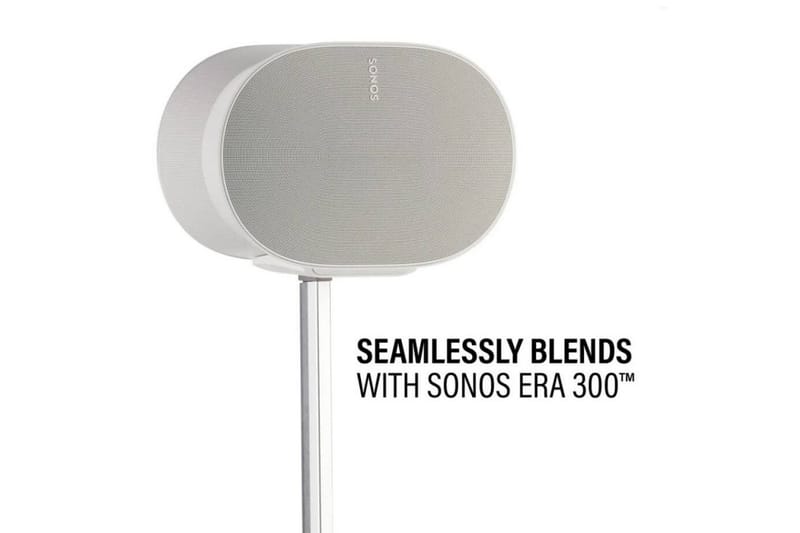 Gulvstativ Sanus for Sonos ERA 300 Hvit, Justerbart stativ - Hvit, Justerbart stativ - Møbler - TV- & Mediamøbler - Mediestativ & veggfeste - Høyttalerstativ