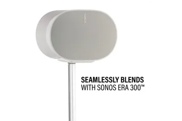 Gulvstativ Sanus for Sonos ERA 300 - Hvit - Møbler - TV- & Mediamøbler - Mediestativ & veggfeste - Høyttalerstativ